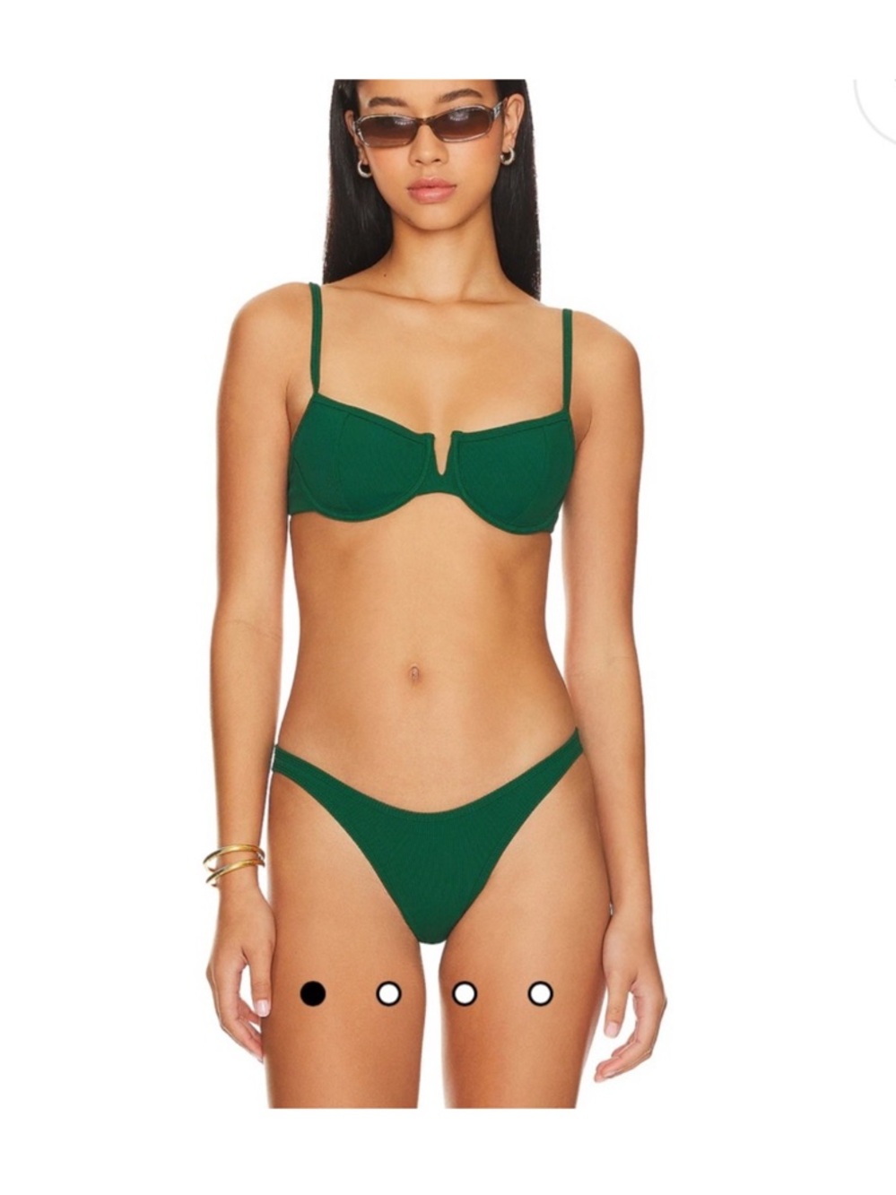 l*space Green Underwire Bikini Set